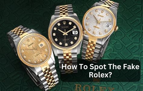 rolex falsificati|how to identify a rolex.